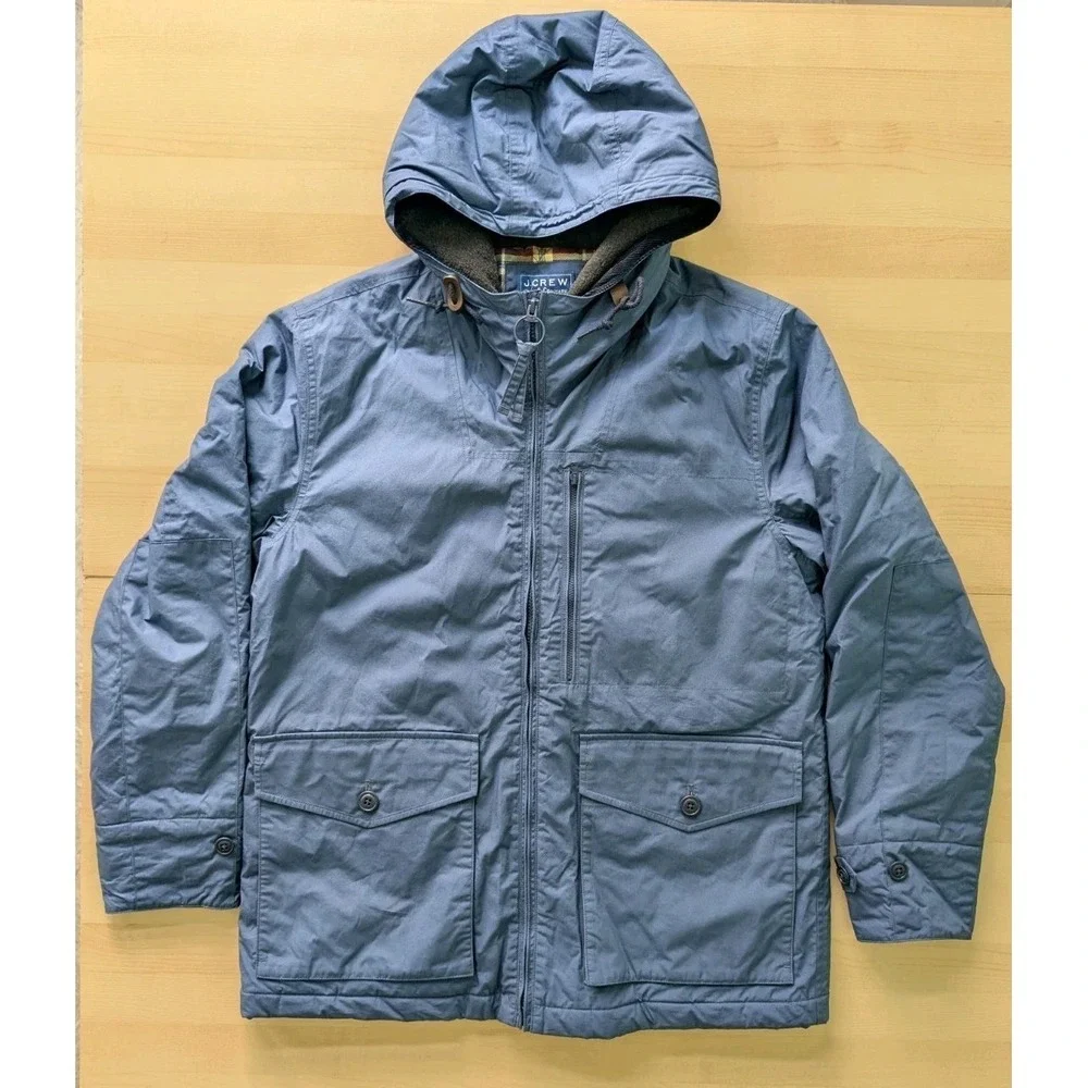 J Crew‎ Trademark Sporting Goods Utility Fishing Jacket Kinloch Cloth Pockets